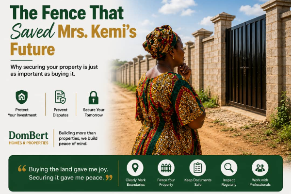 DomBert Life Series The Fence That Saved Mrs. Kemi's Future